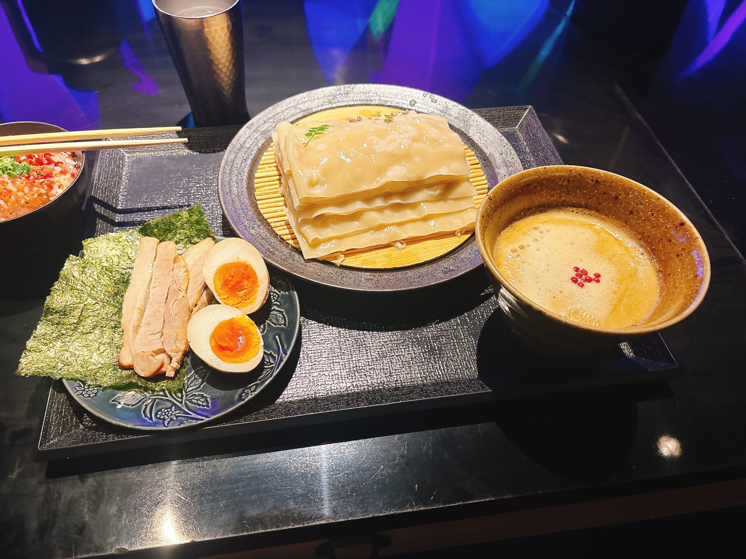 NEXT□で実際に食べた牡蠣つけ麺asobu