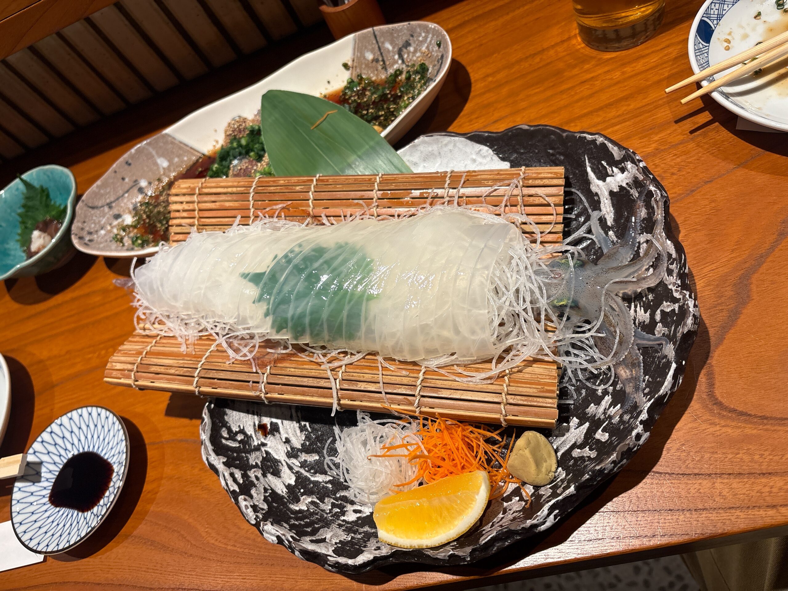 はじめの一歩キャナルシティ博多店のイカ活き造り